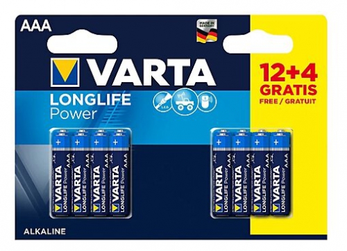 Baterija AAA High Energy Alkalaine VARTA 8 gab/iepak.