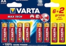 Baterija AA Max-Tech SPO VARTA 8 gab/iepak.