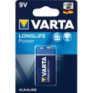 9V baterija VARTA Longlife Power Alkaline 1gb.